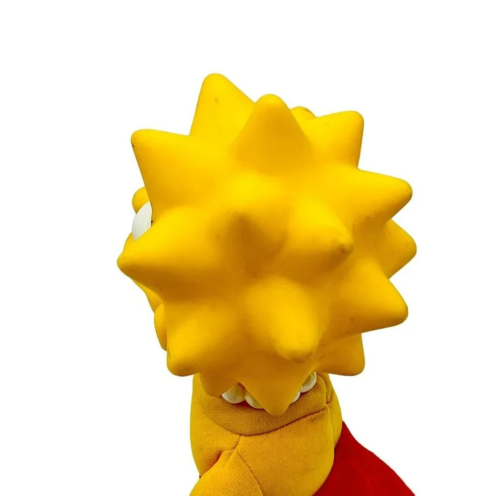 Simpsons Lisa Sister‎ Vinyl Head Plush Body Doll 1990 20th Century Fox Vintage